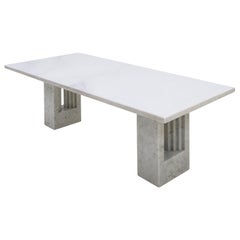 Mid-Century Mod Delfi Dining Table Designed by Carlo Scarpa & Marcel Breuer