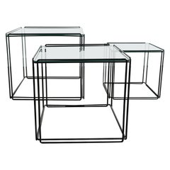 Graphical Isocele Nesting Tables by Max Sauze for Arrow
