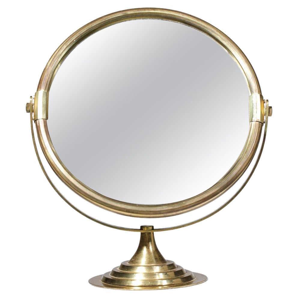 Swedish Table Mirror in Solid Brass from the 60s, G121 For Sale