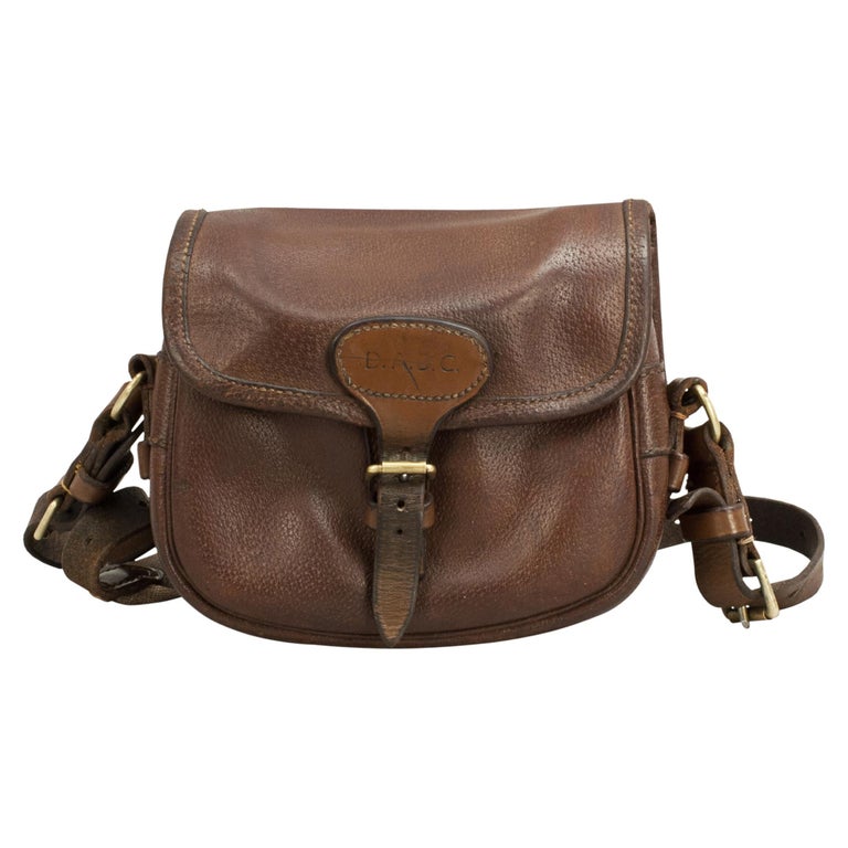 Vintage Leather Cartridge Bag, Robert Bryant Ltd. For Sale at 1stDibs