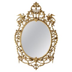 18th Century Chippendale Style Wall Mirror, circa 1880