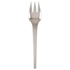 Used Georg Jensen Caravel Fish Fork in Sterling Silver, 13 Forks Available