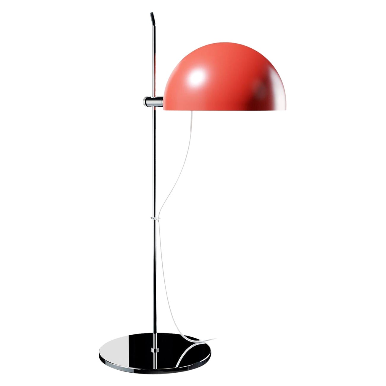 Lampe de bureau « A21 » d'Alain Richard en rouge pour Disderot