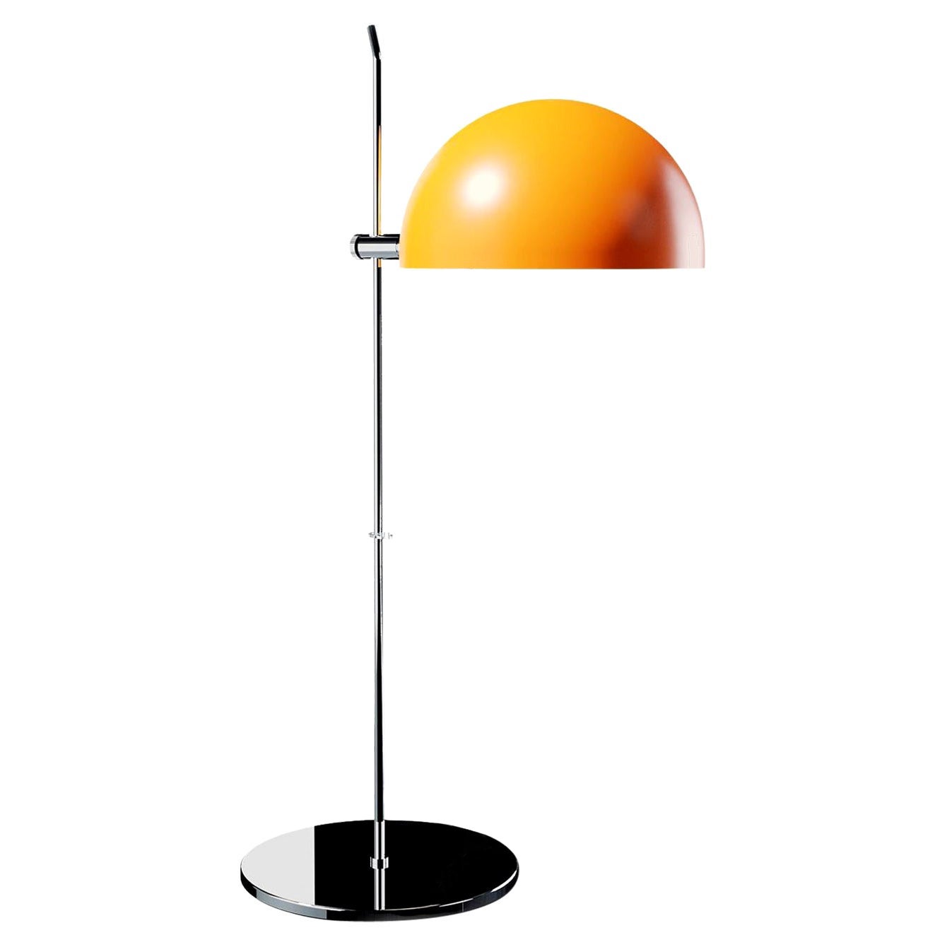 Schreibtischlampe „A21“ von Alain Richard in Orange für Disderot im Angebot