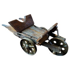 Antique Factory Wheelbarrow