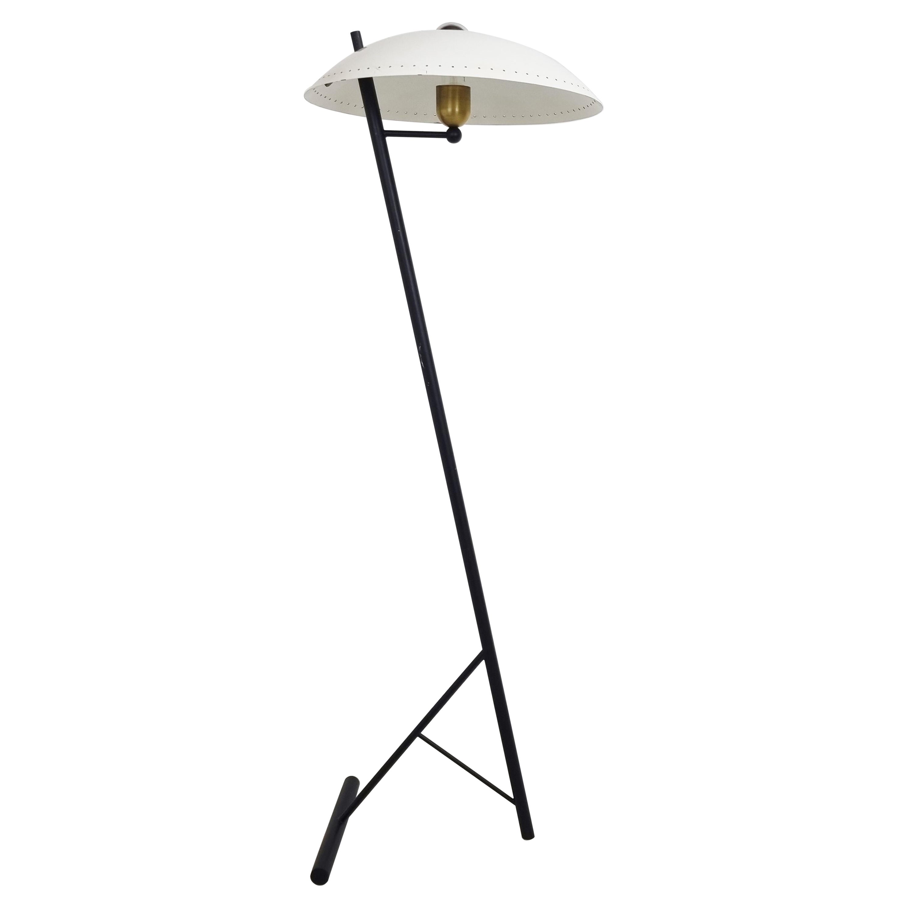 Mid Century Evoluon Floor Lamp by Louis Kalff for Philips, 1960s For Sale