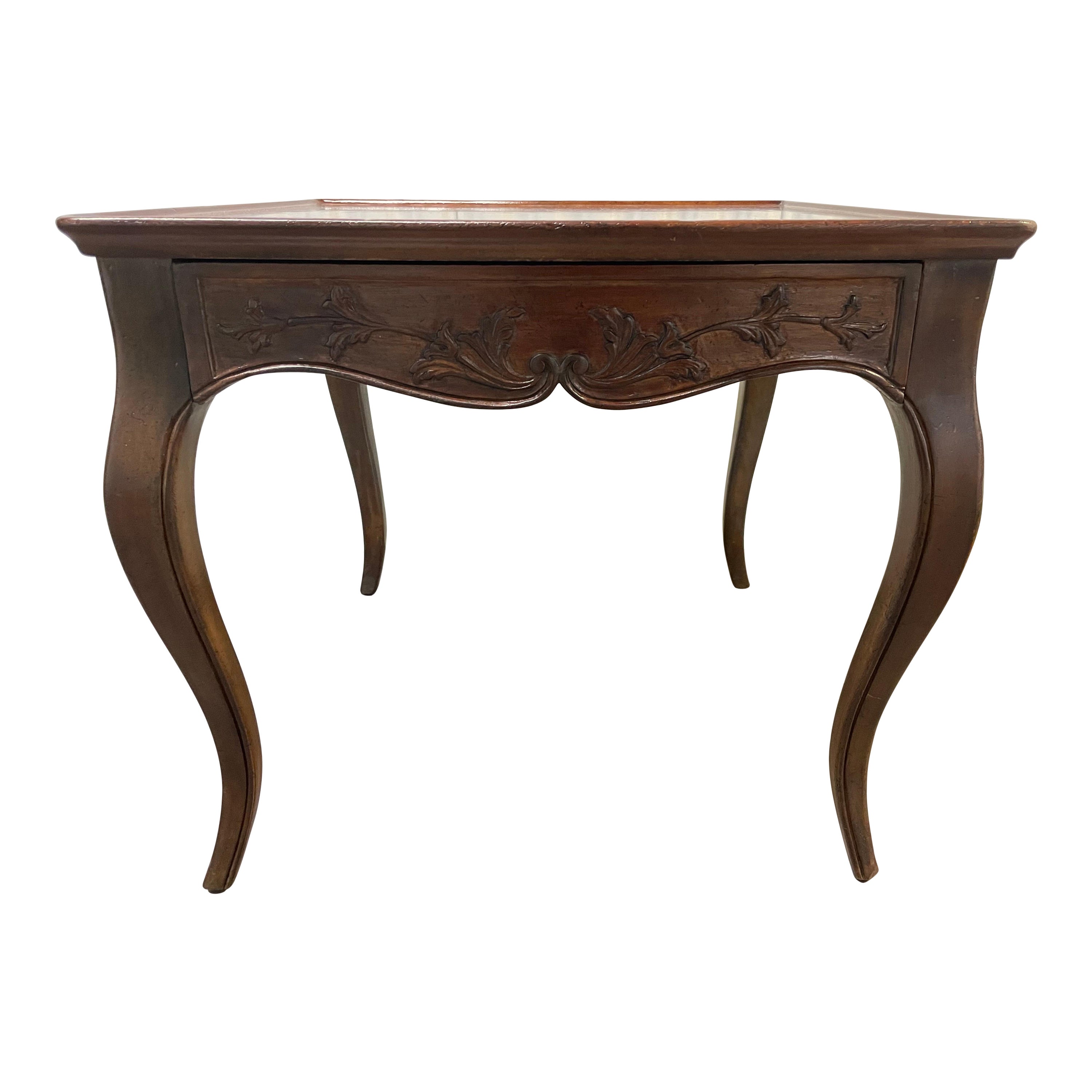 Country French Style Side Table For Sale