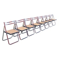 Arrben Italy Vintage Folding Chair Cane 1 / 16