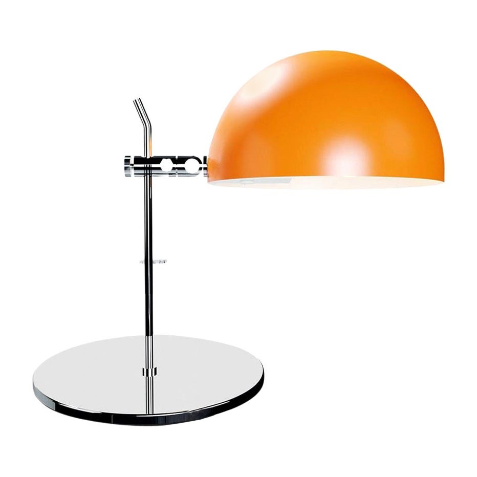 Schreibtischlampe „A22“ von Alain Richard in Orange für Disderot im Angebot