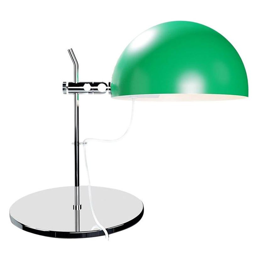 Lampe de bureau Alain Richard 'A22' en vert pour Disderot en vente
