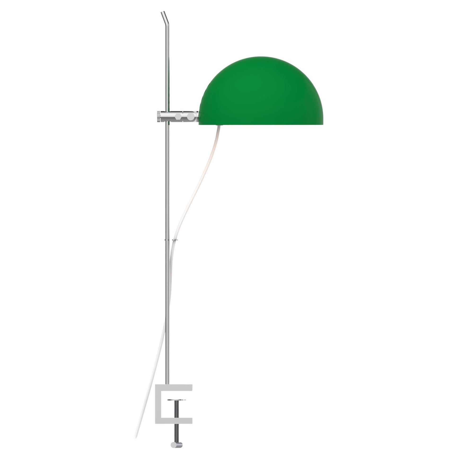 Alain Richard 'A22F' lampe à pampilles en vert pour Disderot