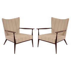 Paul McCobb for Directional Mid-Century Modern Sculptural Lounge Chairs