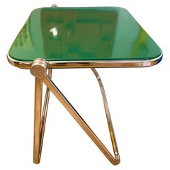 Green Platone Desk, Giancarlo Piretti for Anonima Castelli l, 1971