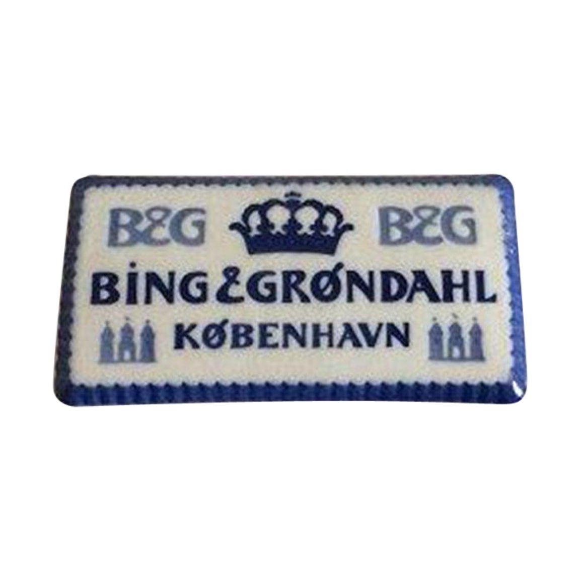 Bing & Grondahl Old Advertisement Sign For Sale