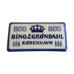 Bing & Grondahl Old Advertisement Sign