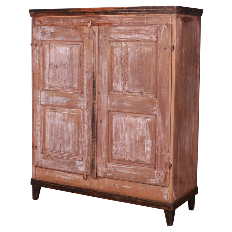 Swedish Original Painted Jam Cupboard For Sale at 1stDibs