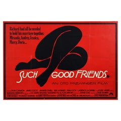 Original Vintage Movie Poster Such Good Friends Preminger Gould Saul Bass Art
