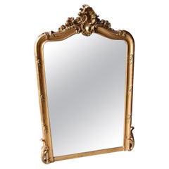 Golden Louis XV Style Mirror XIXth