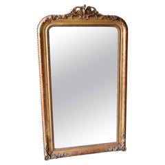 Charles X Period Mirror in Golden Wood