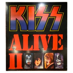 Vintage "KISS Alive II" Painting