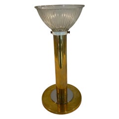 Vintage Nessen Brass and Chrome Desk Lamp