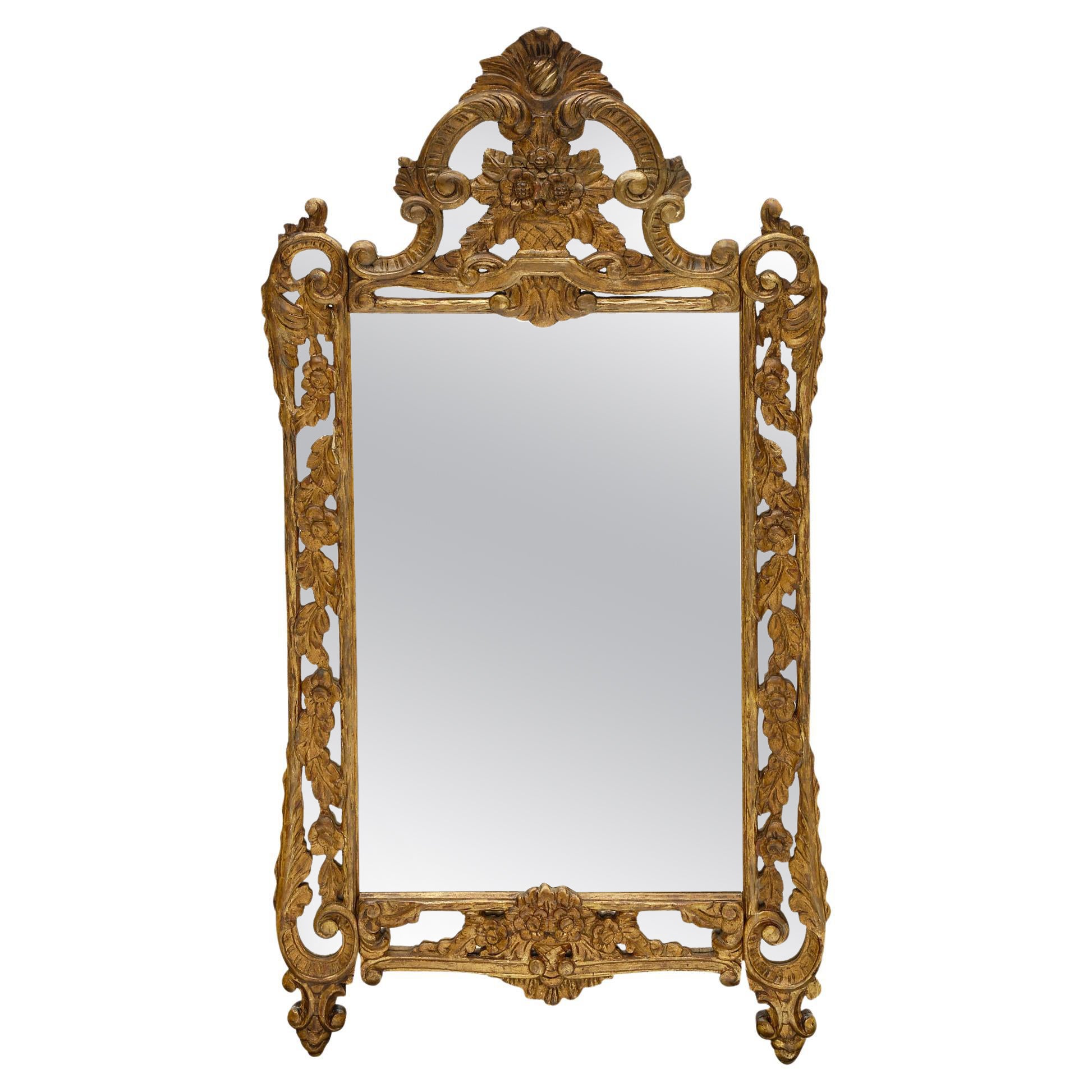 Antique Mirror 'Pareclose' français de style Louis XIV