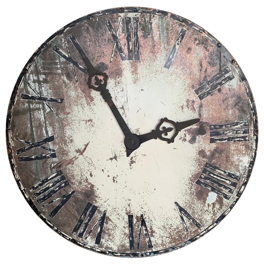 Large French Tower Clock Face