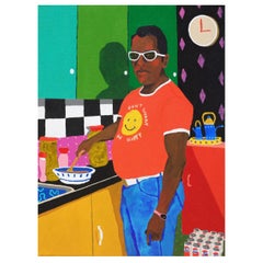 'All The Right Ingredients' Portrait Painting by Alan Fears Pop Art