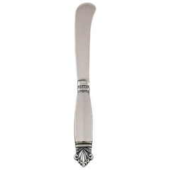 Vintage Georg Jensen Acanthus Butter Knife in Sterling Silver, Six Knives Available