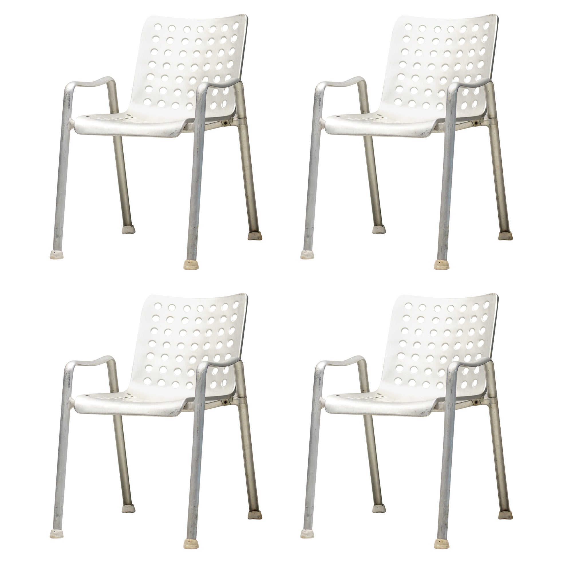 Set of Four Hans Coray Landi Chairs, MEWA