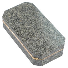 Small Granite Porphyry Box, Early 19th C