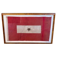 Historische amerikanische blaue Sternflagge der amerikanischen Geschichte, um 1917