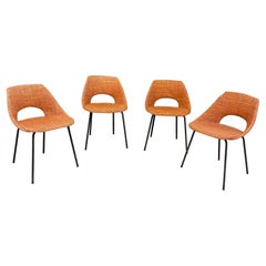 4 Vintage Chairs from the Reconstruction Period circa 1950