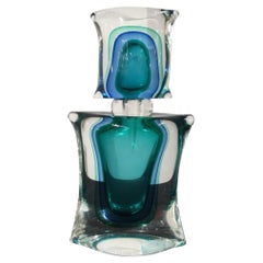 Signed Venetian Glass Perfume Bottle, circa 1980