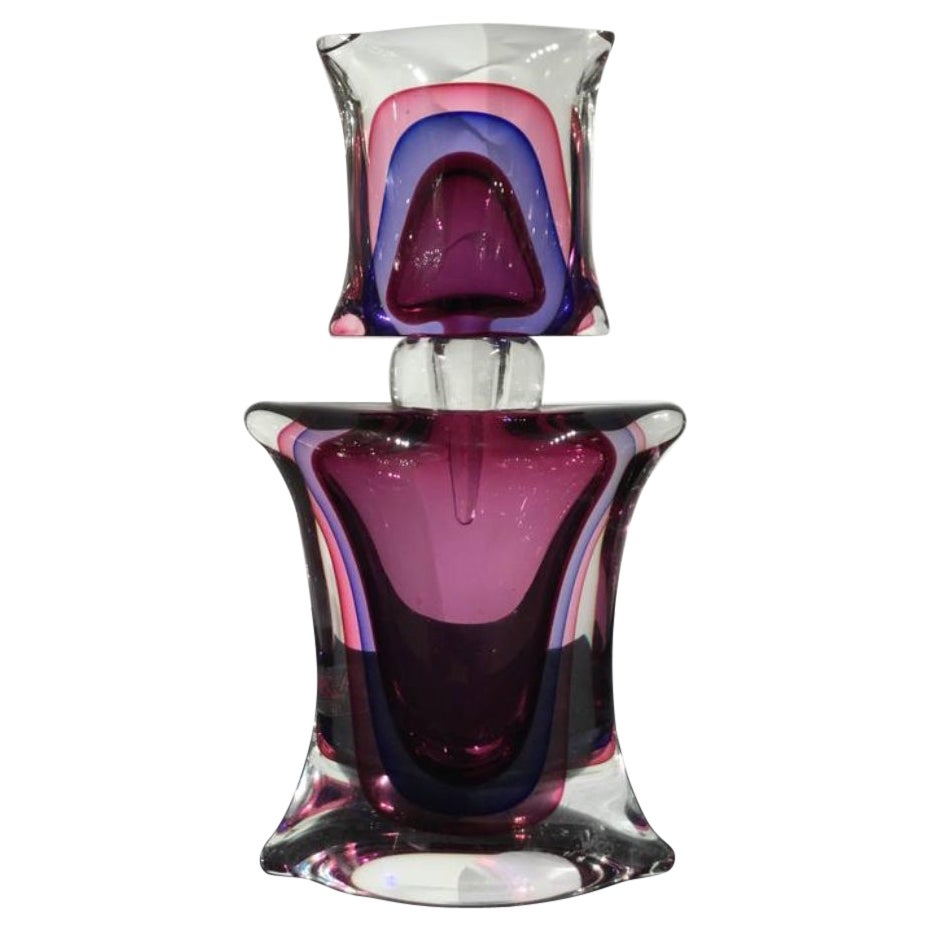 Venetian Glass Perfume Bottle, circa 1980