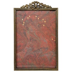 Antique French Empress Eugenie Gold Bronze Picture Frame circa 1880s-1890s