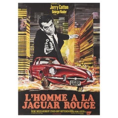 Vintage Der Tod Im Roten Jaguar / L' Homme A LA Jaguar Rouge