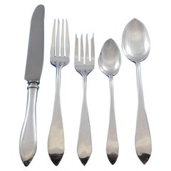 Old Newbury by Old Newbury Crafters Sterling Silver Flatware Set 40 Pcs Dinner