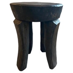 Antique Andrianna Shamaris African Side Table or Stool
