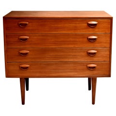 Danish Manufacture, Danish Vintage 60's Chest of Drawers in Wood