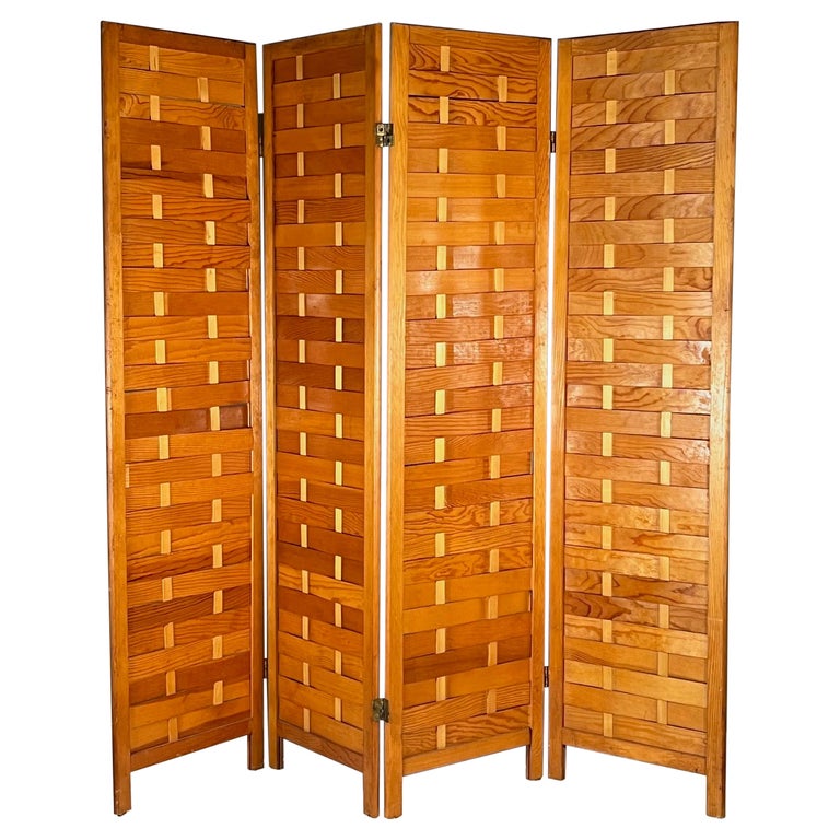 Mid Century Screen or Room Divider For Sale at 1stDibs