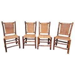 Old Hickory Dinning Chairs From Montana Ranch set of 4
