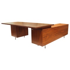 Mid Century Modern L-Shaped Executive Desk by George Nelson for Herman Miller