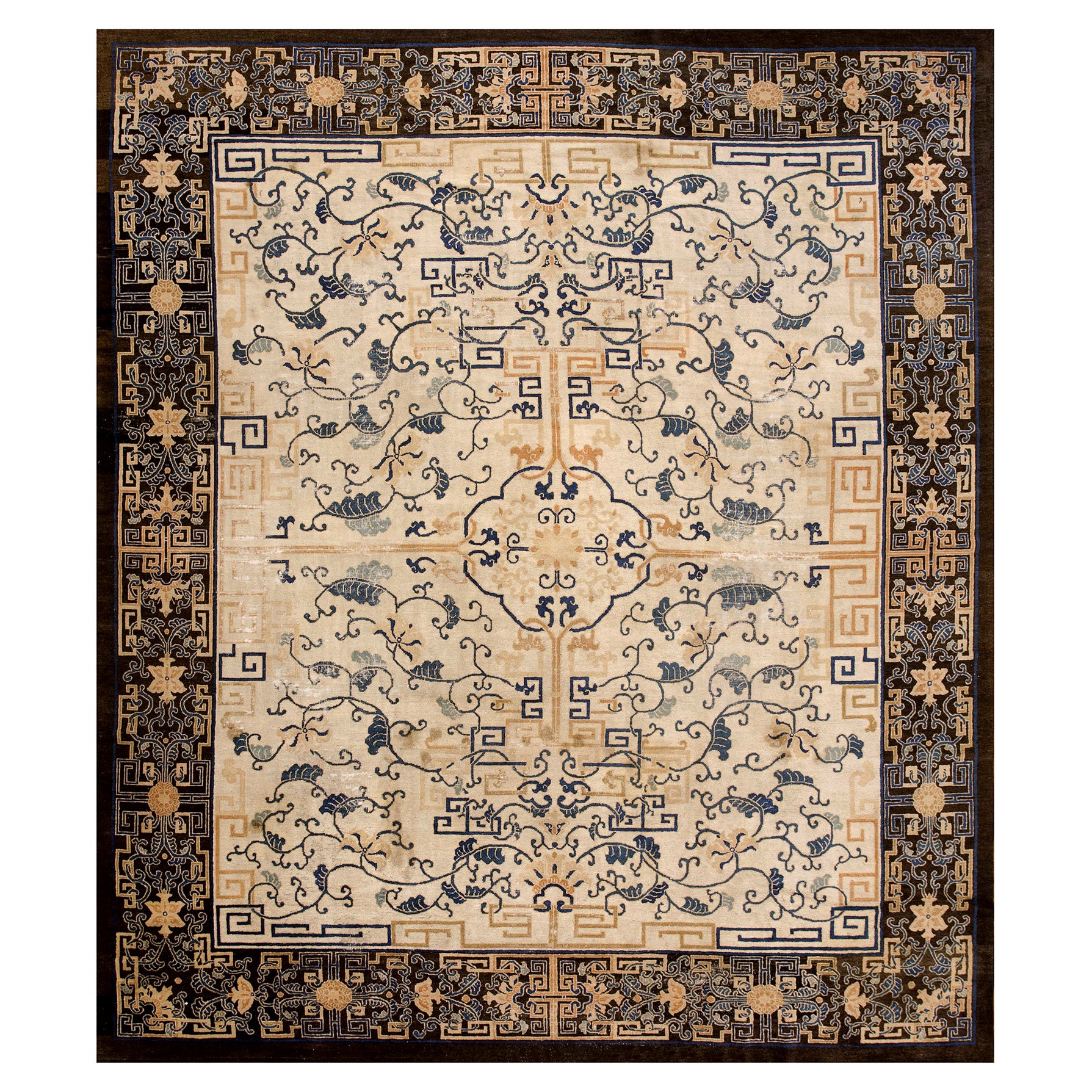 19th Century Chinese Peking Carpet ( 10'6" x 12' - 320 x 366 ) For Sale