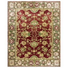 Antique 19th Century N. Indian Agra Carpet ( 11'4" x 14'6" - 345 x 442 )