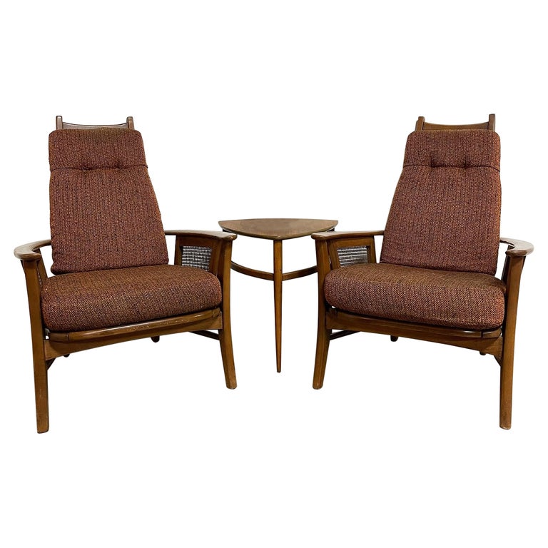Mid Century Fox Manufacturing Co. Lounge Chairs at 1stDibs | fox on