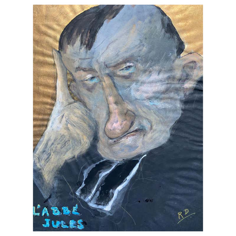 Franco Gentilini Two Men Original Lithograph by Franco Gentilini