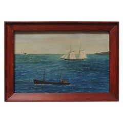 Nautical Seascape Oil on Canvas