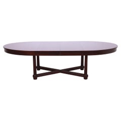 Barbara Barry for Baker Furniture Modern Neoclassical Mahogany Dining Table