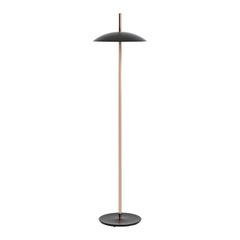 Black X Copper Signal Floor Lamp from Souda, In Stock
